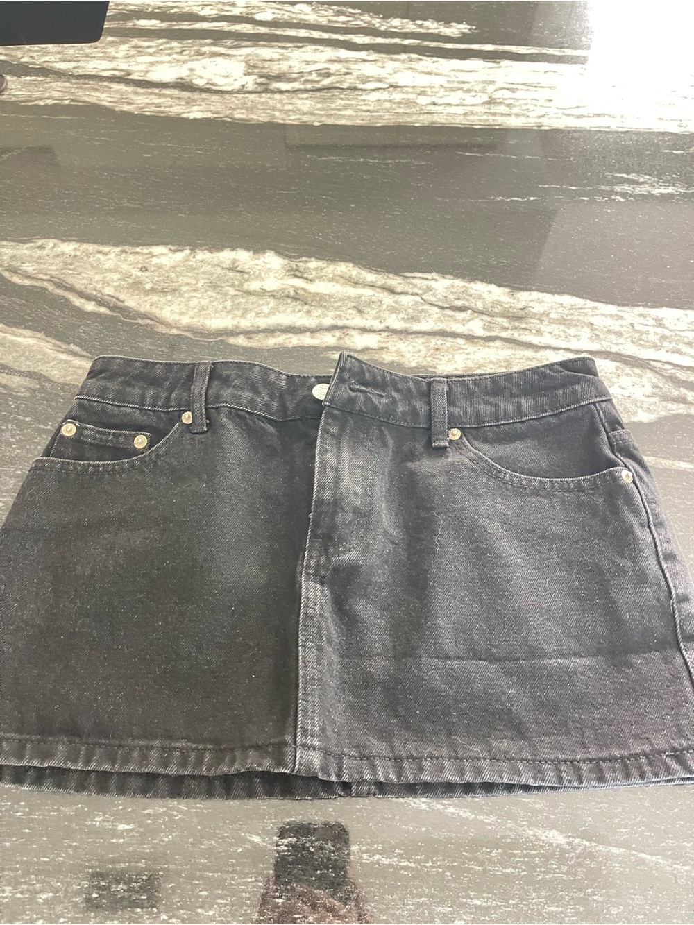 Black edikted mini skirt